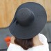  Summer Straw Hat Big Wide Brim Beach Hat Foldable Sun Block UV Protection  eb-31506811